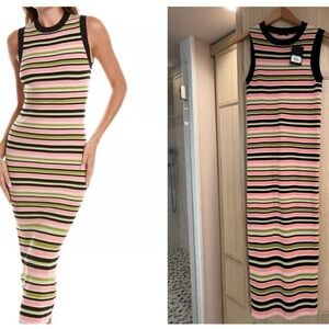 NWT ATM Striped Sweater Dress